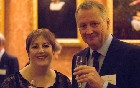 Ian and Tess at Buckingham Palace