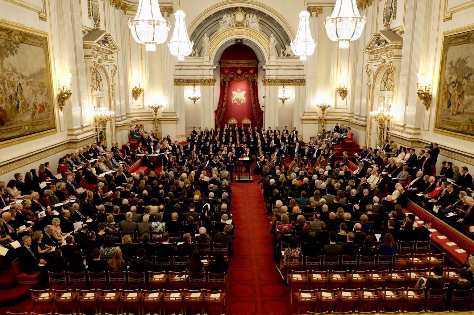 The Ballroom at Buckingham Palace